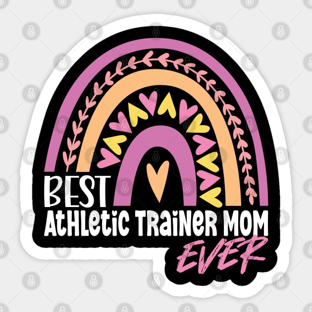 Best Athletic Trainer Mom Sticker by White Martian